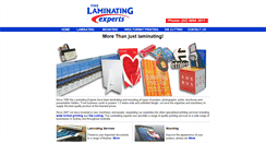 Desktop Screenshot of laminatingexperts.com.au